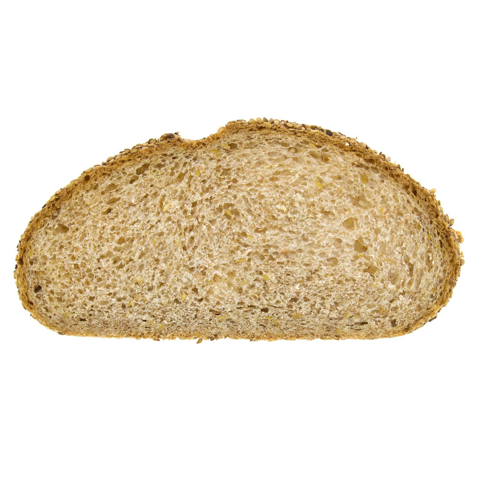 Round bread of whole wheat with sesame 450g ecological (uncut)