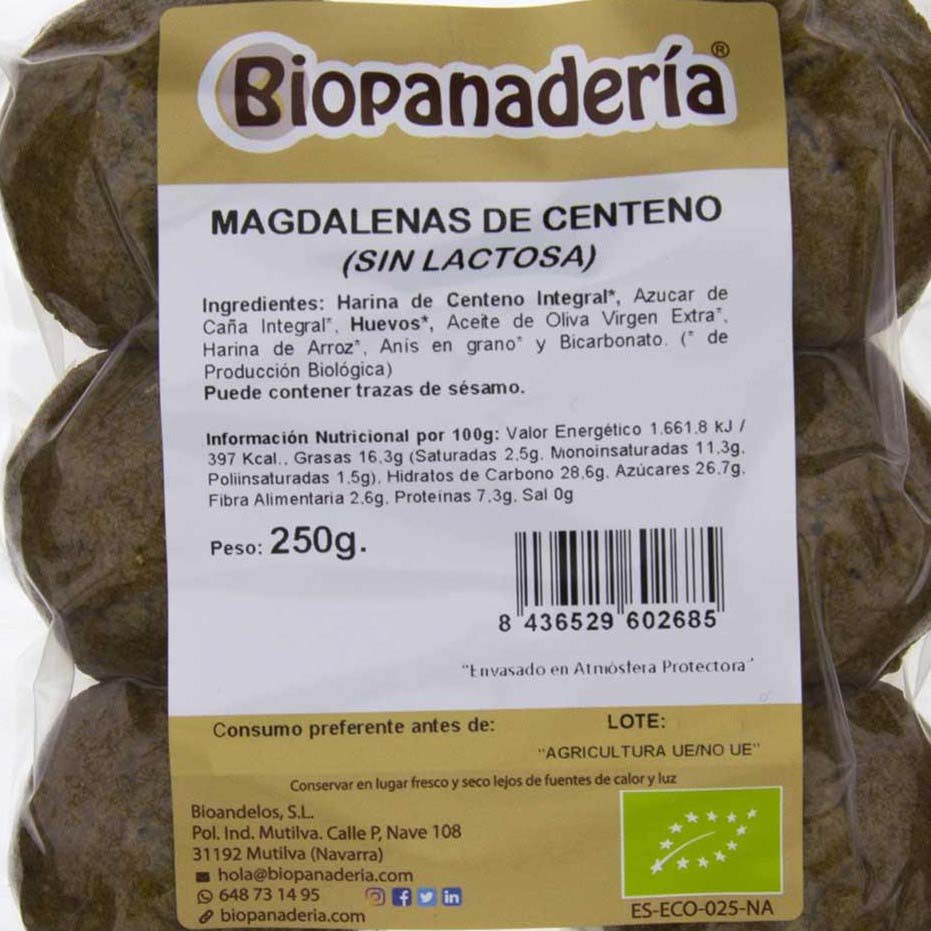 Organic Integral Centene Magdalene 250g