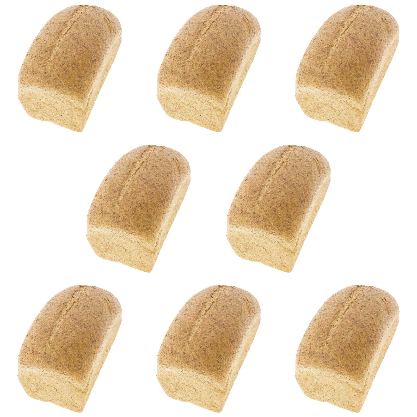 Pão de Espelta Integral SEM SAL (PACK 8 unidades x 400g) 3,2Kg (sem cortes)