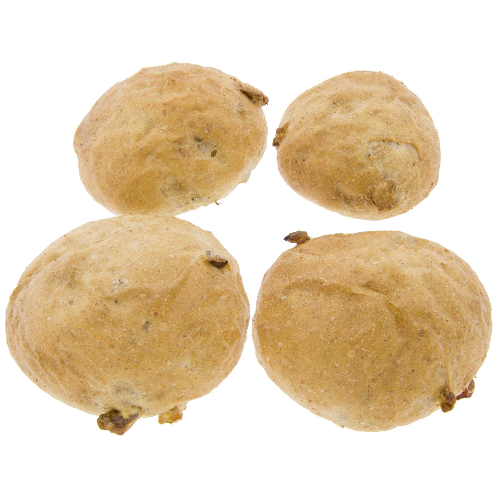 Buns wheat brioche with raisins and nuts 250g (4x65g) ecological