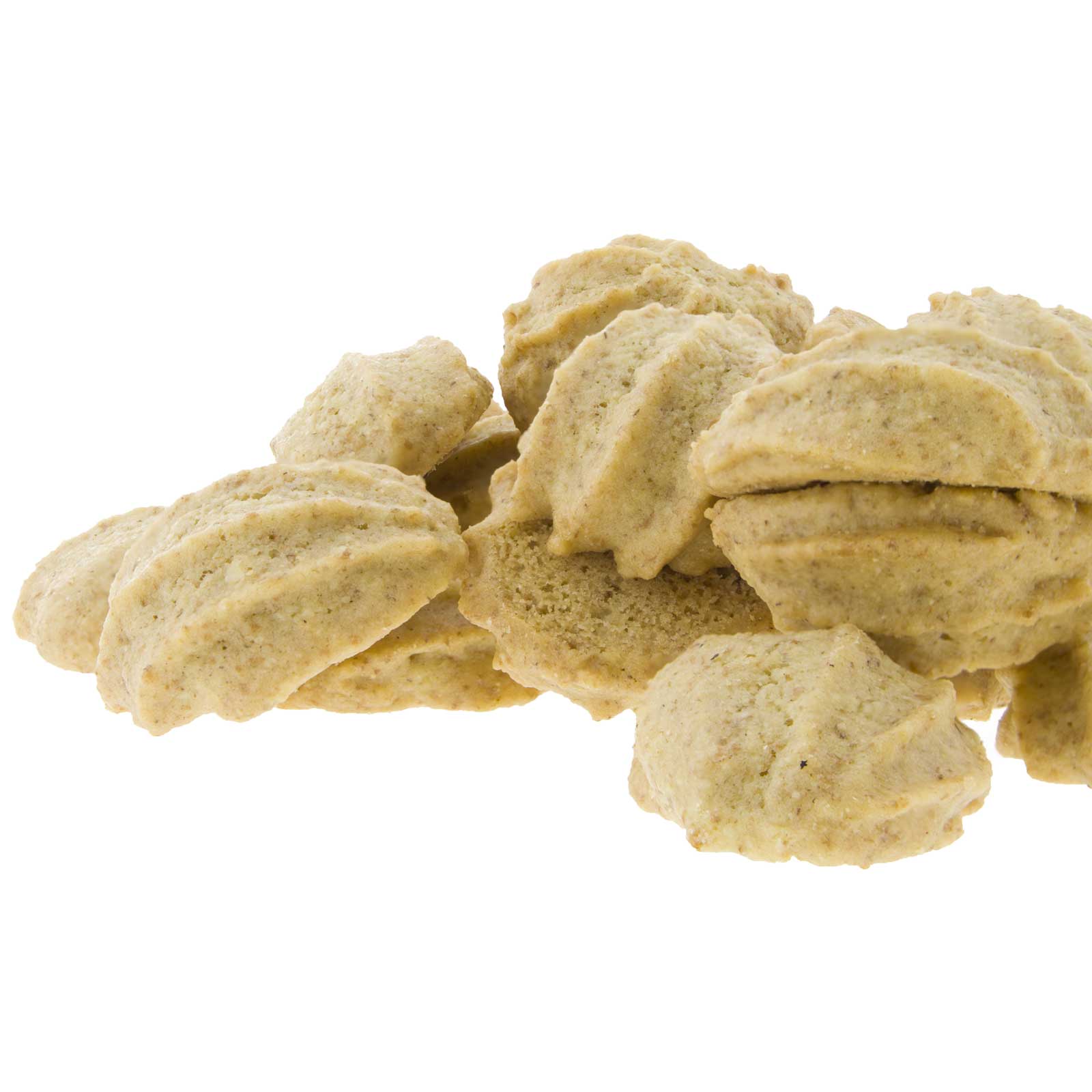 Biscoitos integrais orgânicos de amêndoas com espelta