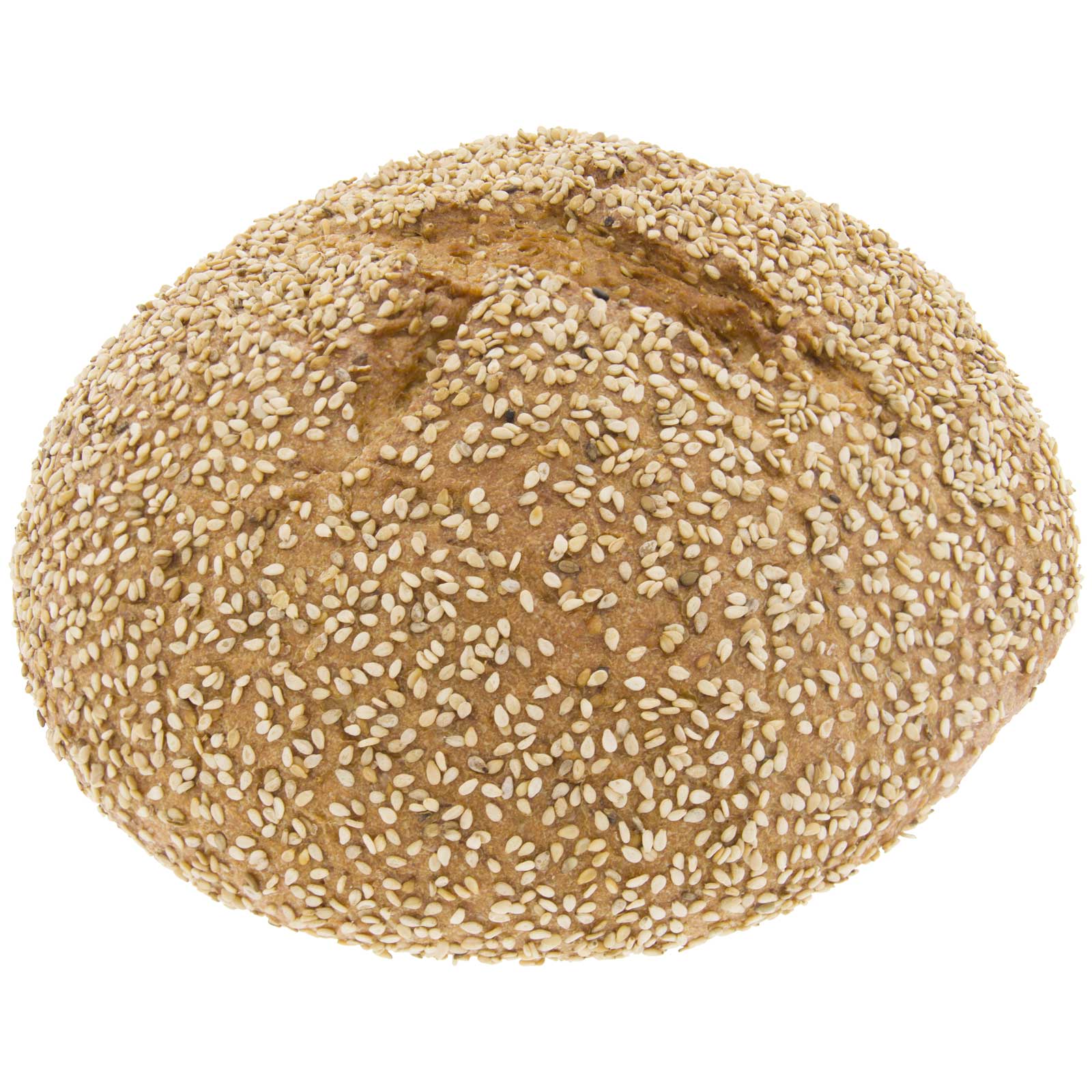 Pão de Trigo Integral Khorasan Kamut® Cabezón com Gergelim 450g (sem cortes) Orgânico