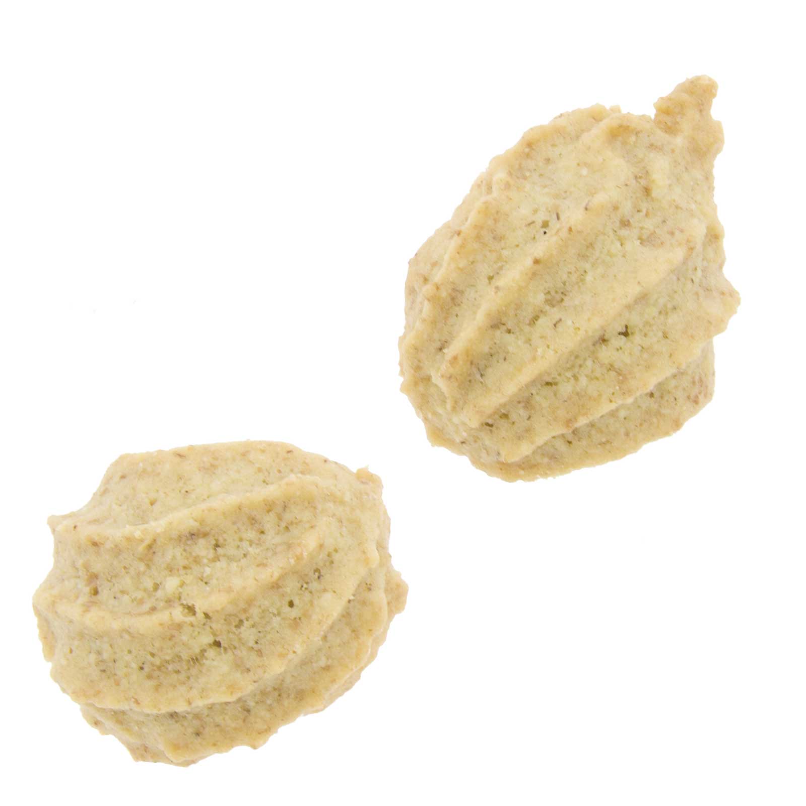 Biscoitos integrais orgânicos de amêndoas com espelta