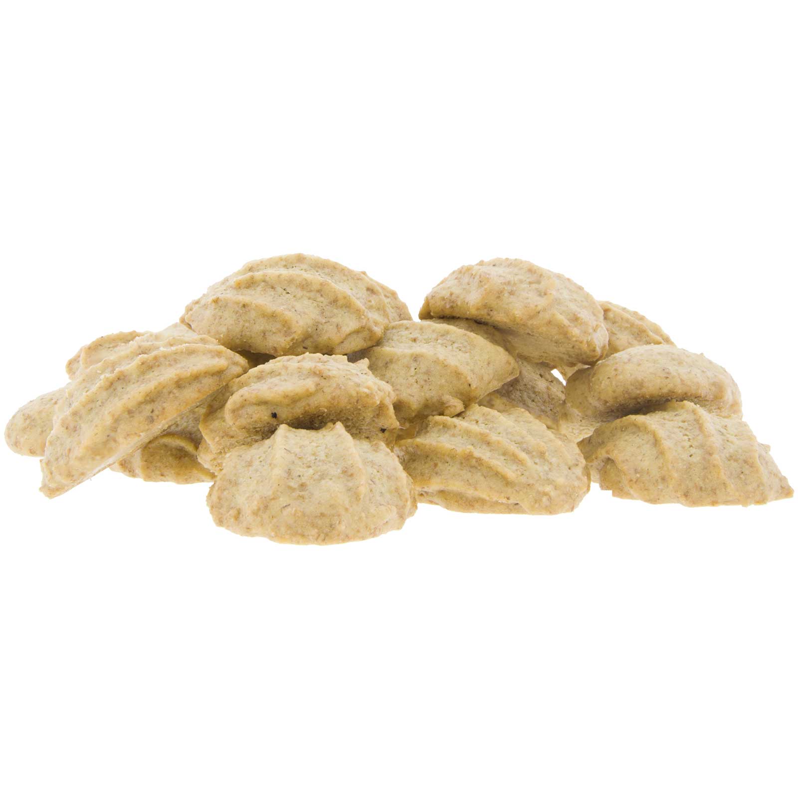 Biscoitos integrais orgânicos de amêndoa