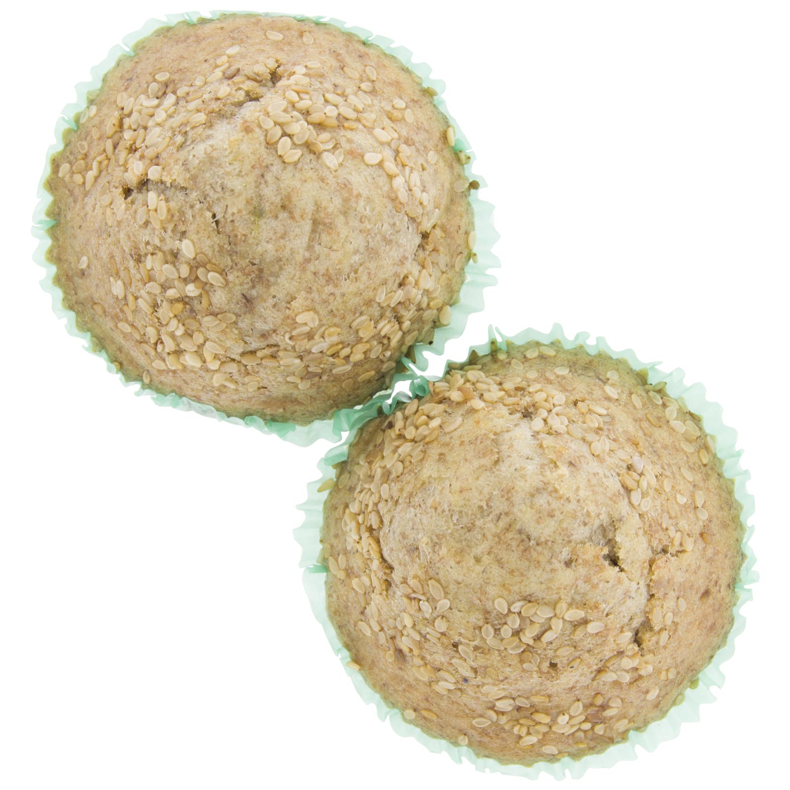 Complete wheat cupcakes with ecological sesame 125g (2 units)