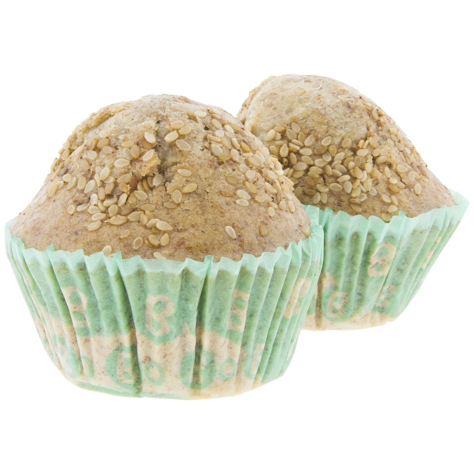 Complete wheat cupcakes with ecological sesame 125g (2 units)