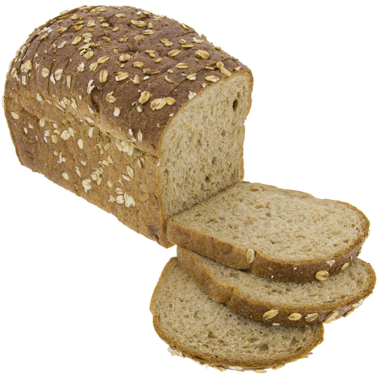 Rye whole wheat bread with natural grains and organic dough 450g
