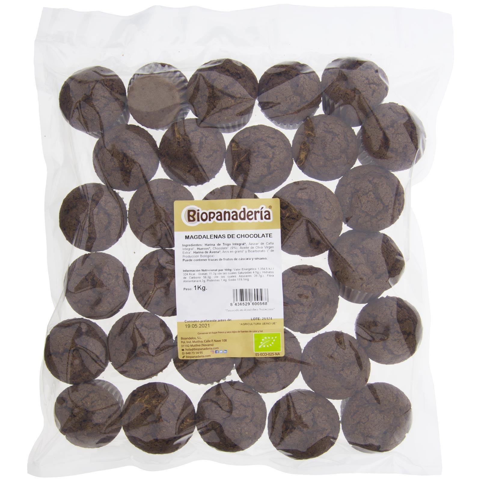 Muffins de Chocolate Orgânico 250g